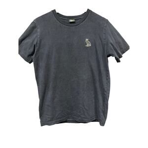 OVO Men’s T Shirt Short Sleeve Black Gold Owl Cotton Black S hip hop